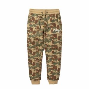 Prps Ivey hypebeast Camo Logo Joggers Beige/Army Men's Pants size large